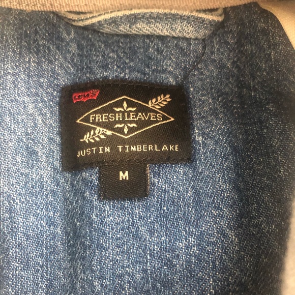 LevisXJustin Timberlake FRESH LEAVES SHIRT HOODY - Picture 2 of 3